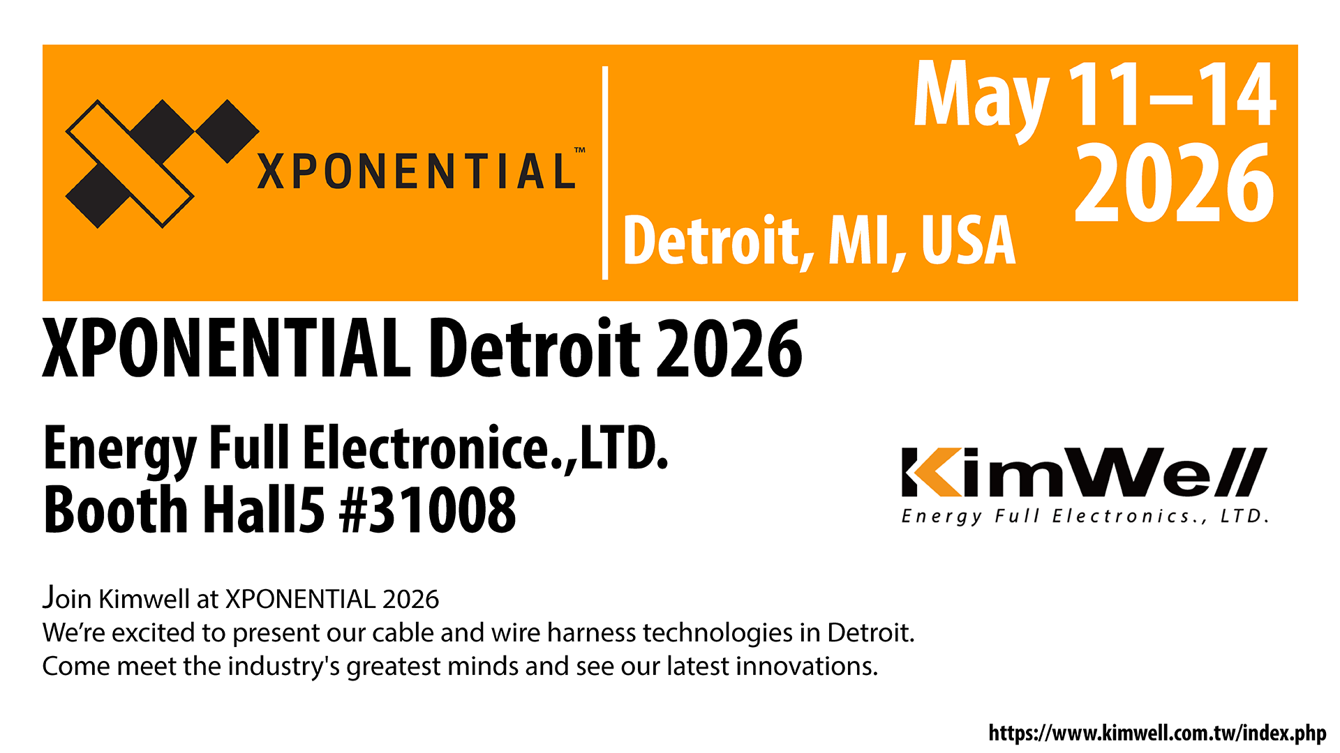 XPONENTIAL Detroit 2026