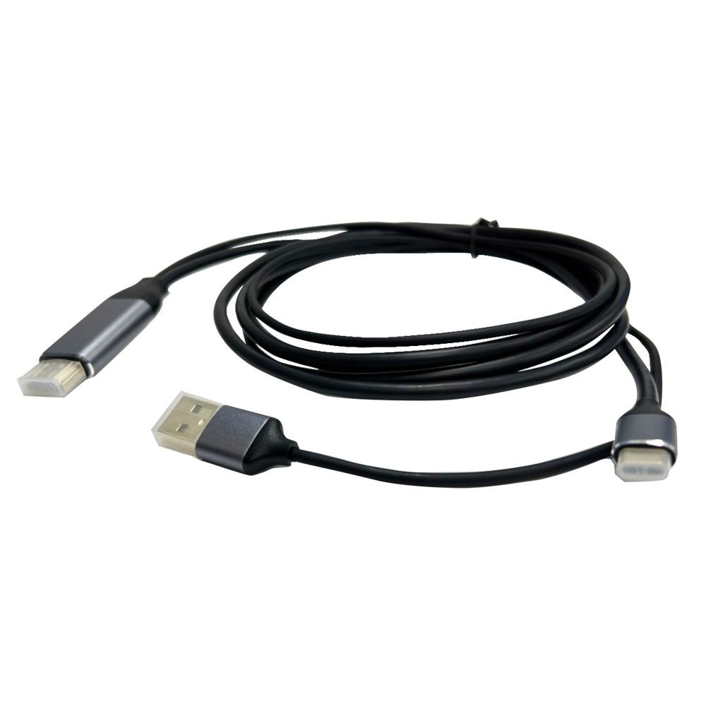 2 - IN - 1 CABLE USB C TO HDMI